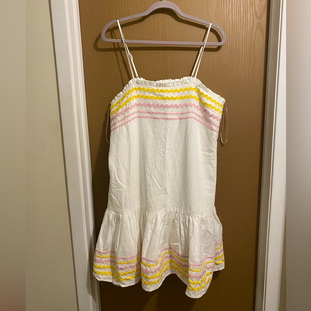 Lisa Marie Fernandez for Target Women's Ric Rac Dress, Large. EUC.